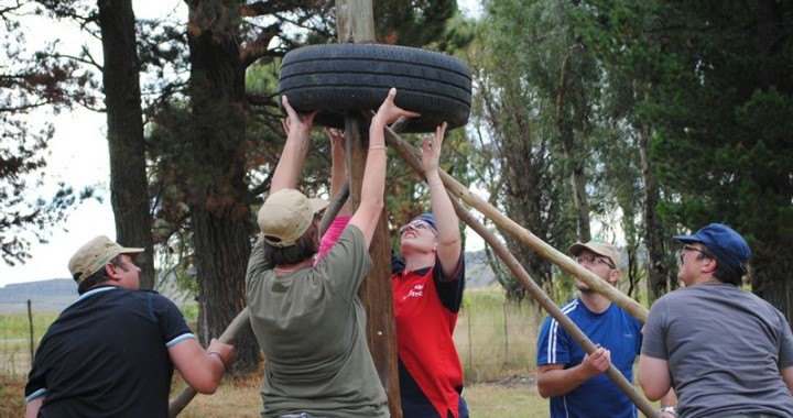 team building with Outrageous Adventures.